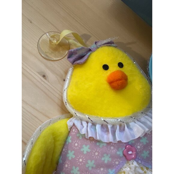 Spring Chick Fiber Optic Light Up Accents Plush Window Decor Easter Festive - Picture 7 of 10